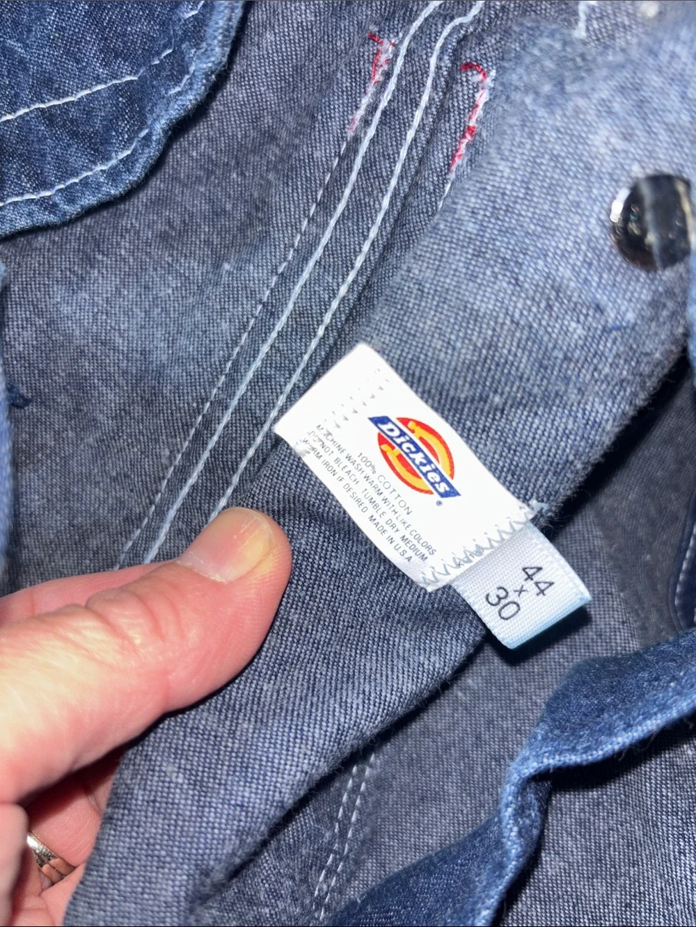 Dickies Denim Blue Work Overalls
